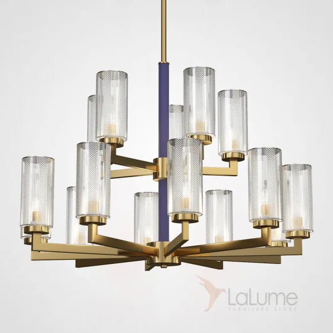 Потолочная люстра ADELEINE L15 Blue от ImperiumLoft