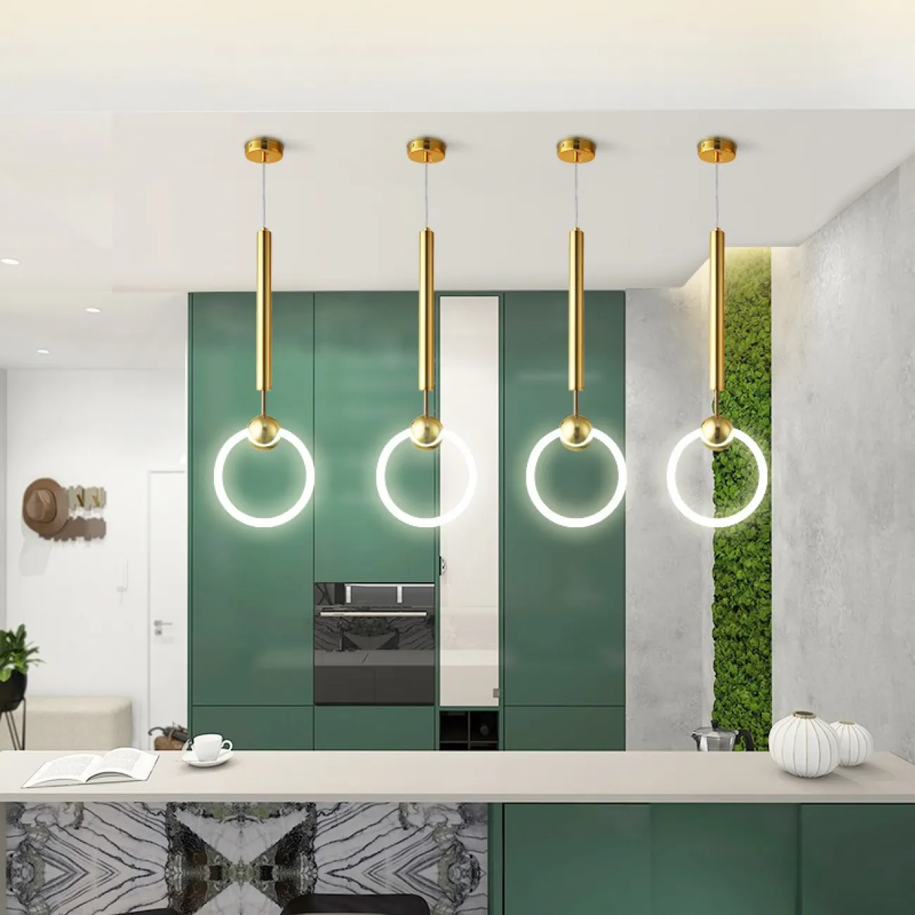 Подвесной светильник RING S D20 Серебро от ImperiumLoft