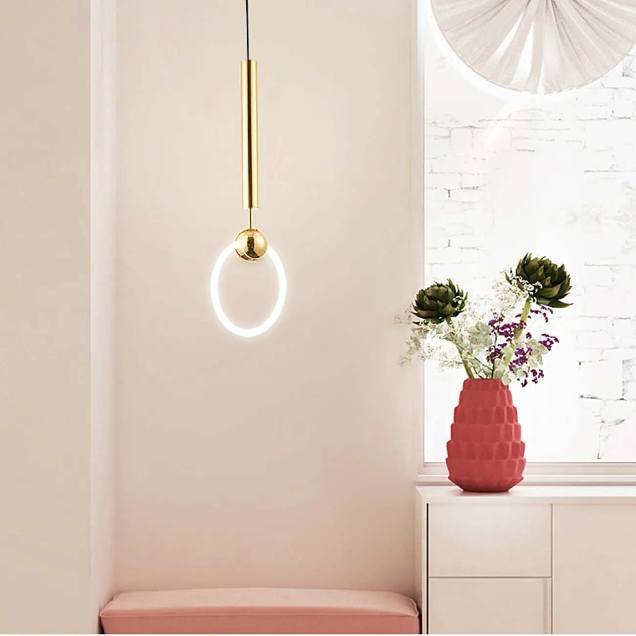 Подвесной светильник RING S D20 Золото от ImperiumLoft Подвесной светильник RING S D20 Золото от ImperiumLoft