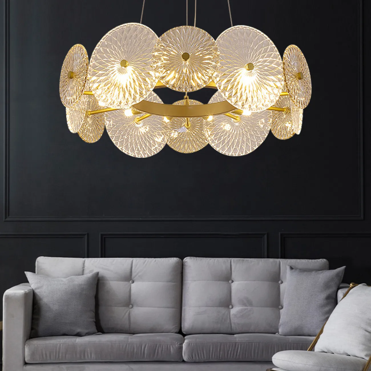 Подвесная люстра CLARA D80 от ImperiumLoft