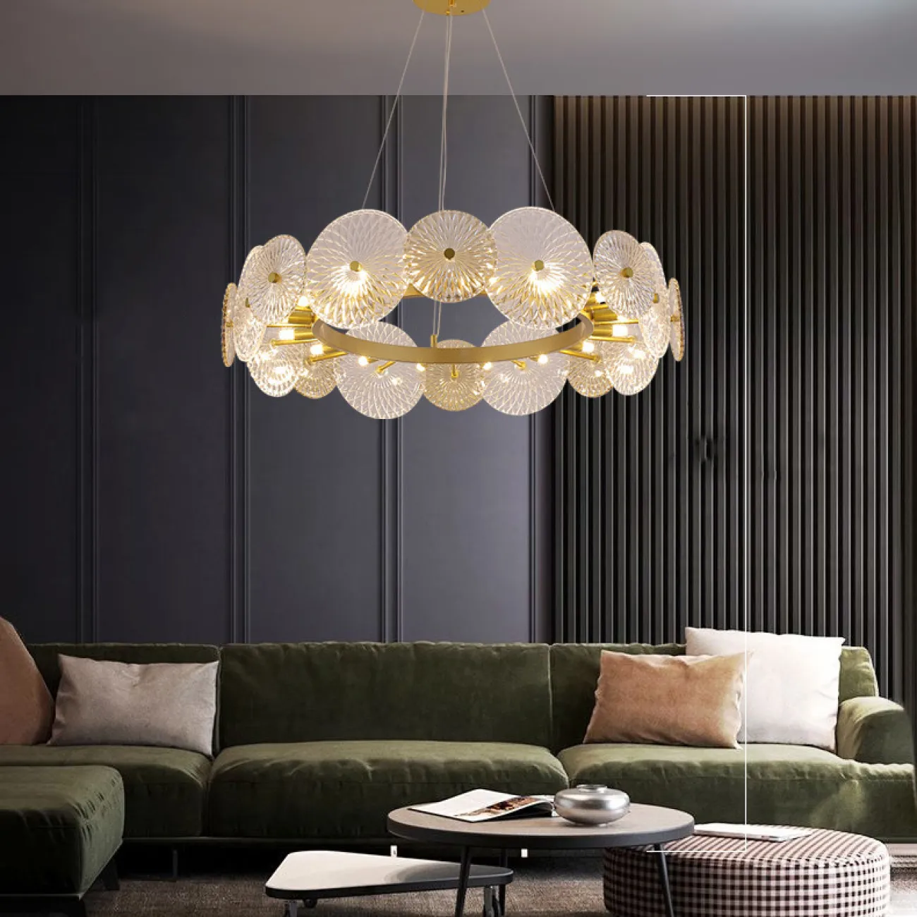 Подвесная люстра CLARA D80 от ImperiumLoft