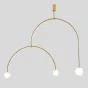 Люстра Fontana Amorosa Three Gold designed by Michael Anastassiades