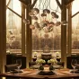 Дизайнерская люстра CAPSULES D60 Dark wood от ImperiumLoft