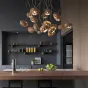 Дизайнерская люстра CAPSULES D60 Dark wood от ImperiumLoft