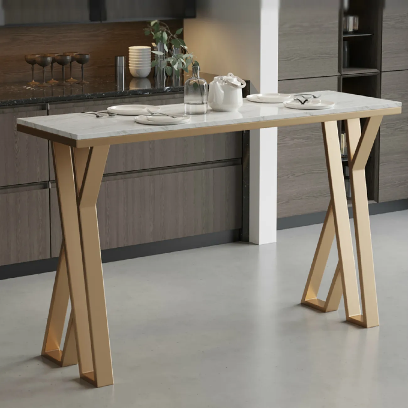 Дизайнерский барный стол - LaLume-AZ00411 Дизайнерский барный стол - LaLume-AZ00411