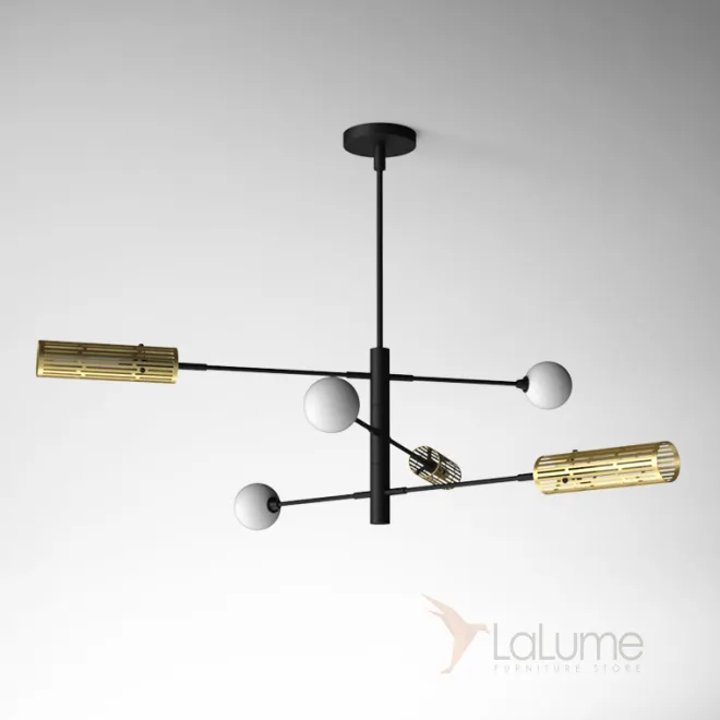 Люстра на штанге SWAY D130 6 lamps от ImperiumLoft