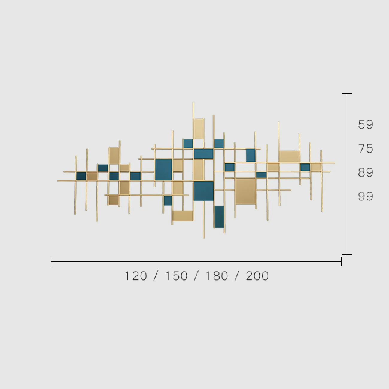 Дизайнерский настенный декор LaLume-KKK00226
