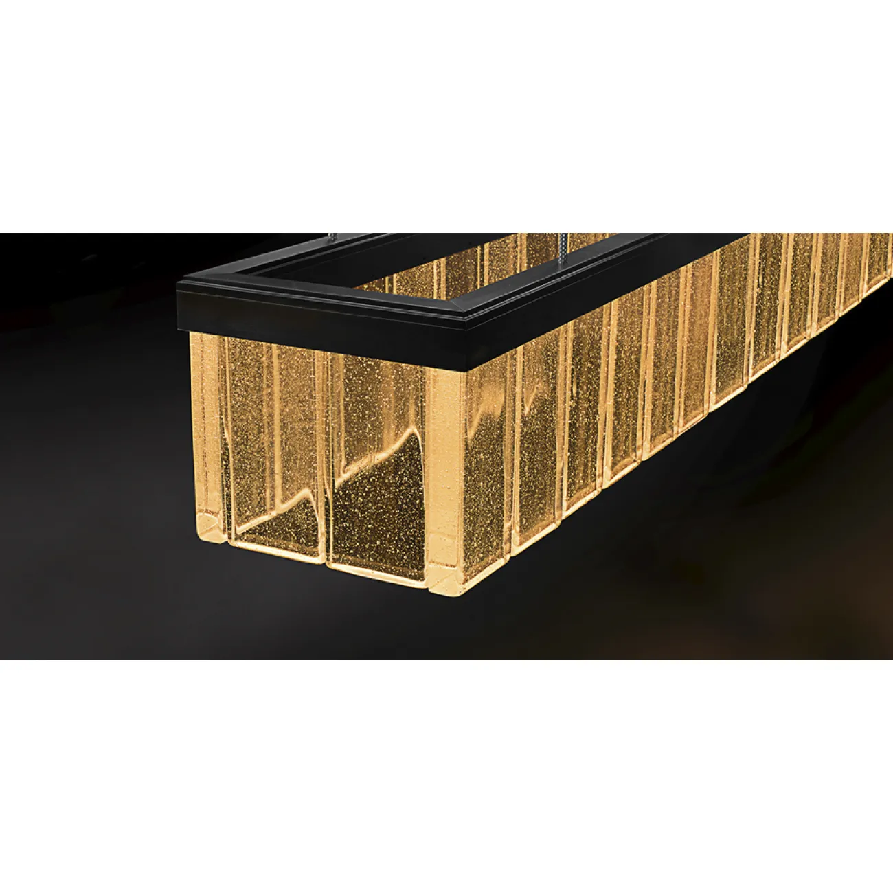 Люстра Massif Central CASINO CHANDELIER RECTANGULAR GLASS от LaLume