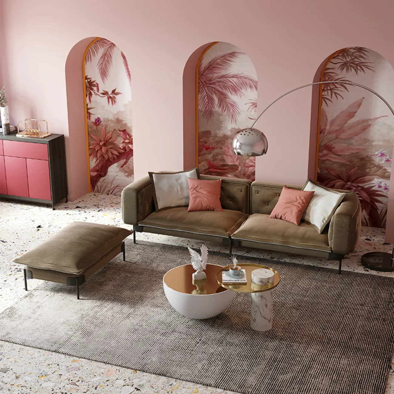 Дизайнерский диван LaLume-DV00142