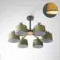 Потолочная люстра на штанге EVEN 6 Green от ImperiumLoft