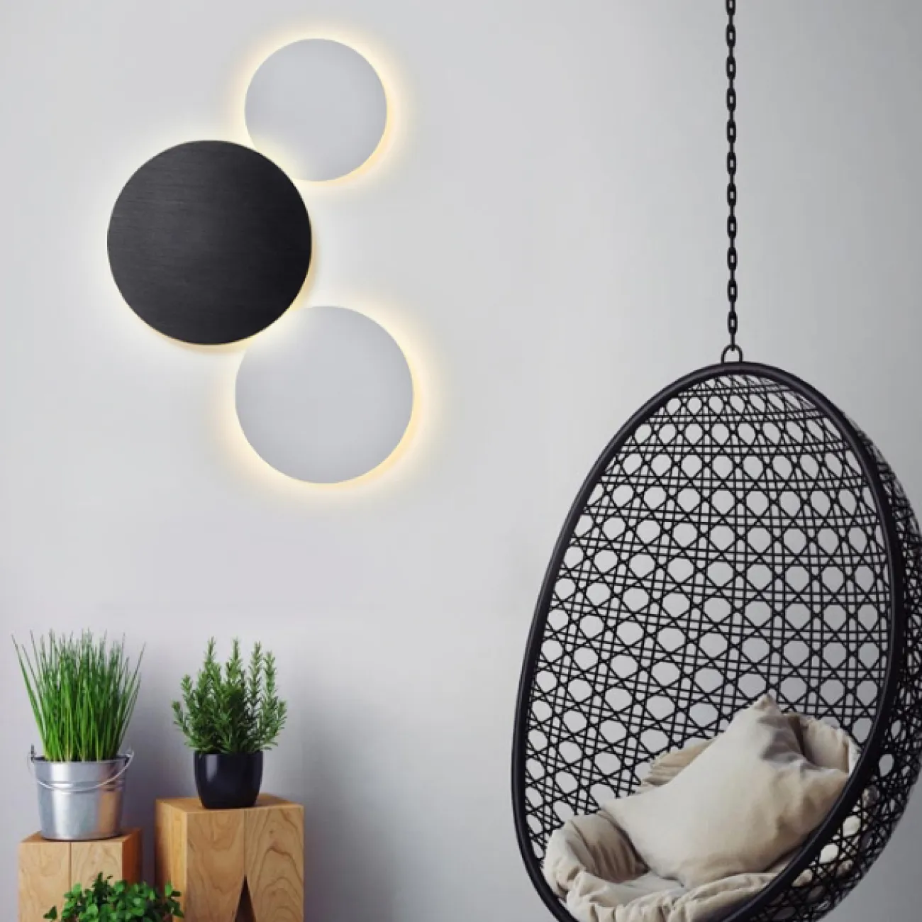 Настенный светильник BEA B D30 Black от ImperiumLoft