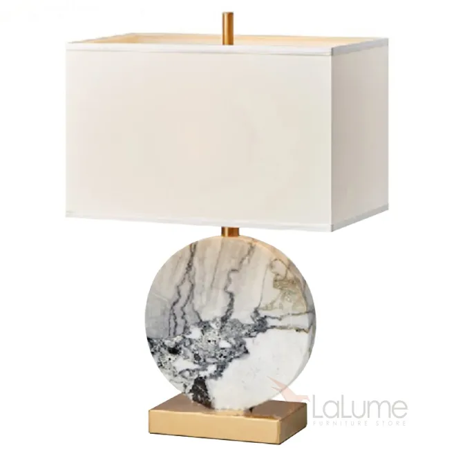 Настольная лампа Lua Grande Table Lamp gray marble от LaLume