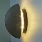 Серия настенных светодиодных светильников с круглыми рельефными плафонами из низкощелочной цементной смеси URAN A