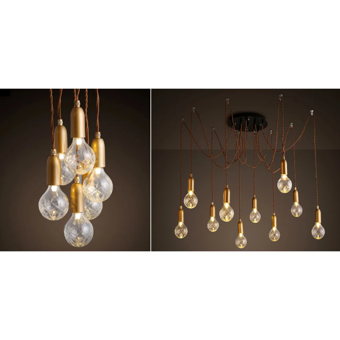 Светильник lee broom Ceare Crystal Bulb Chandelier от LaLume