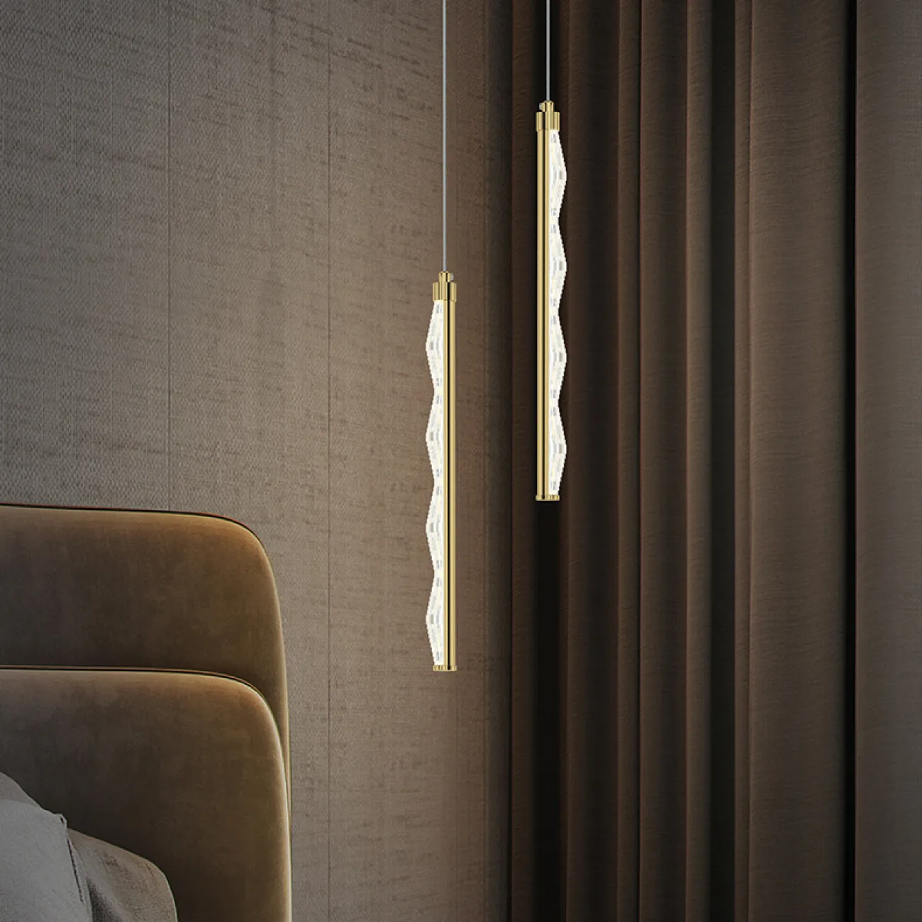 Подвесной светильник CARIA H40 Brass от ImperiumLoft