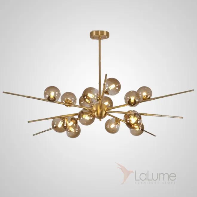 Потолочная люстра PETRIN Amber от ImperiumLoft Потолочная люстра PETRIN Amber от ImperiumLoft