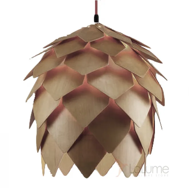 Подвесной светильник Crimea Pine Cone natural wood D20