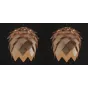 Подвесной светильник Crimea Pine Cone natural wood D20 от ImperiumLoft