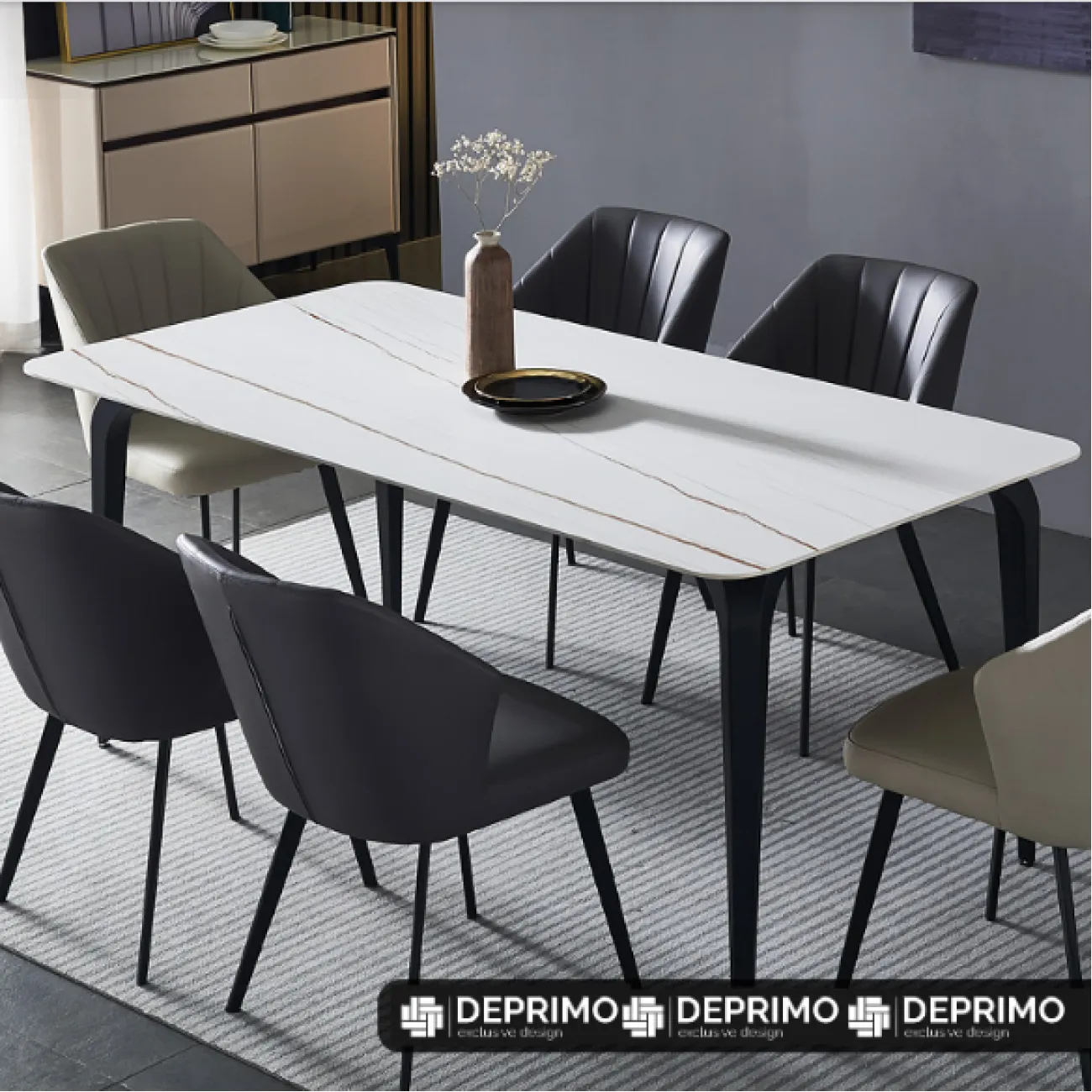 Дизайнерский обеденный стол LaLume-AZ00341