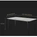 Дизайнерский обеденный стол LaLume-AZ00341