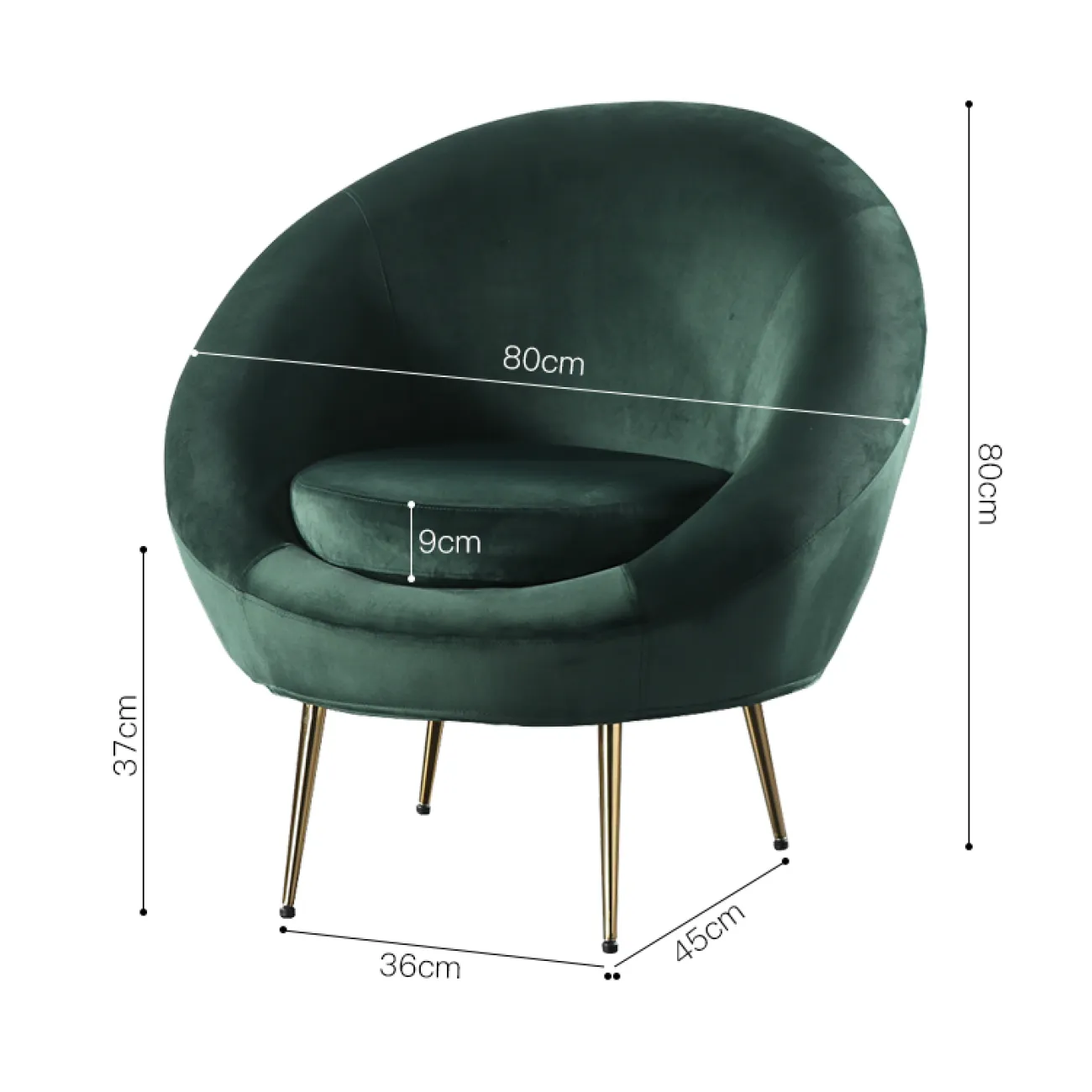 Дизайнерское кресло LaLume-KK00279