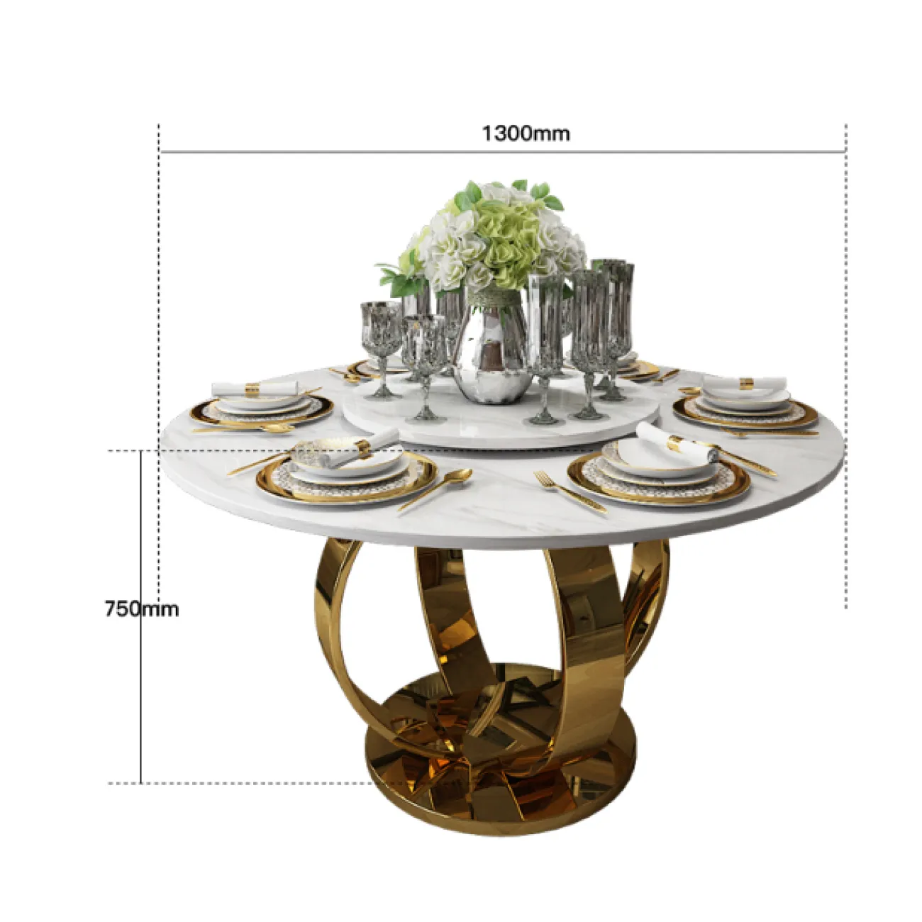 Дизайнерский обеденный стол LaLume-AZ00311 Дизайнерский обеденный стол LaLume-AZ00311