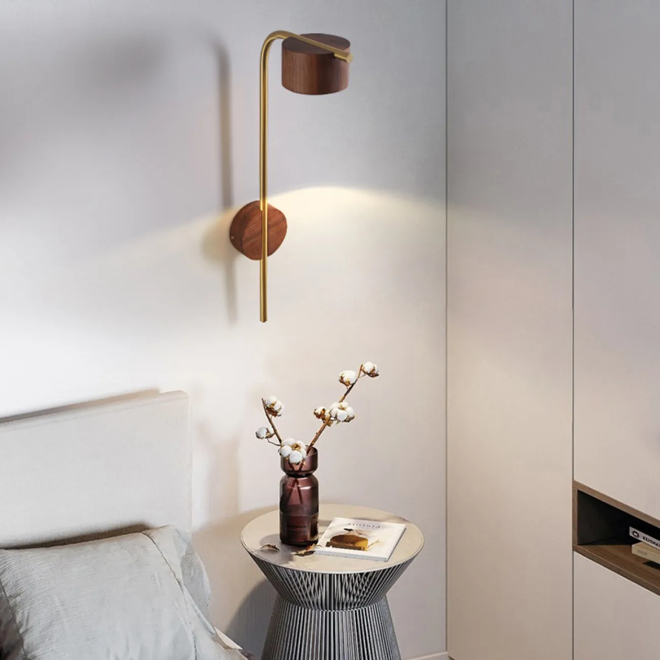 Настенный светильник PATSY H55  Light brown от ImperiumLoft