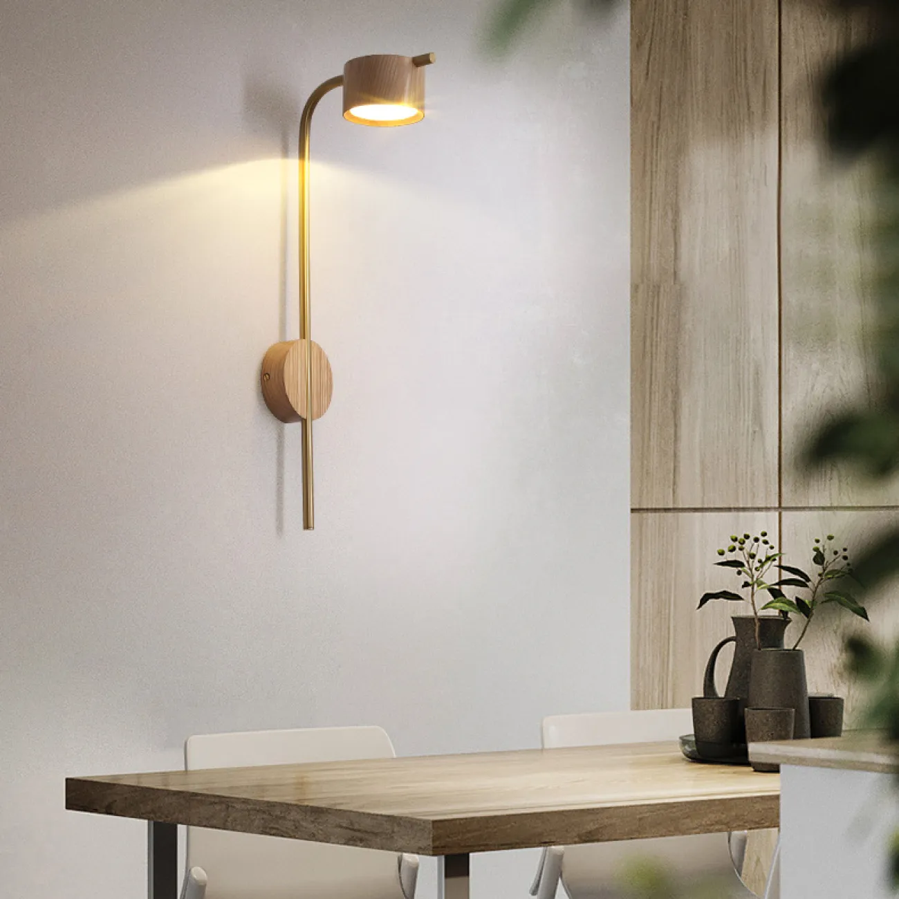 Настенный светильник PATSY H55  Light brown от ImperiumLoft