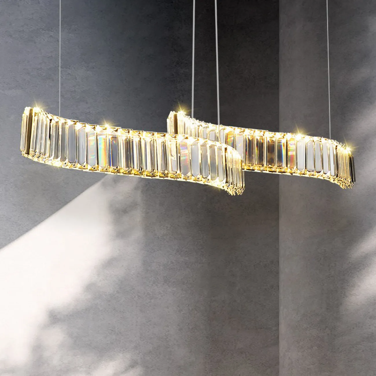 Подвесной светильник BERTOLDA LONG B Chrome от ImperiumLoft