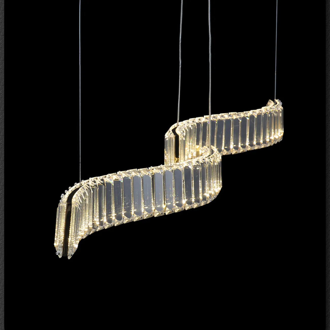 Подвесной светильник BERTOLDA LONG B Chrome от ImperiumLoft