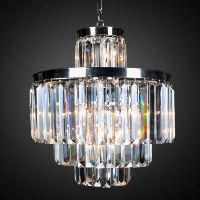 Люстра RH 1920s Odeon Clear Chandelier 50/4 от LaLume