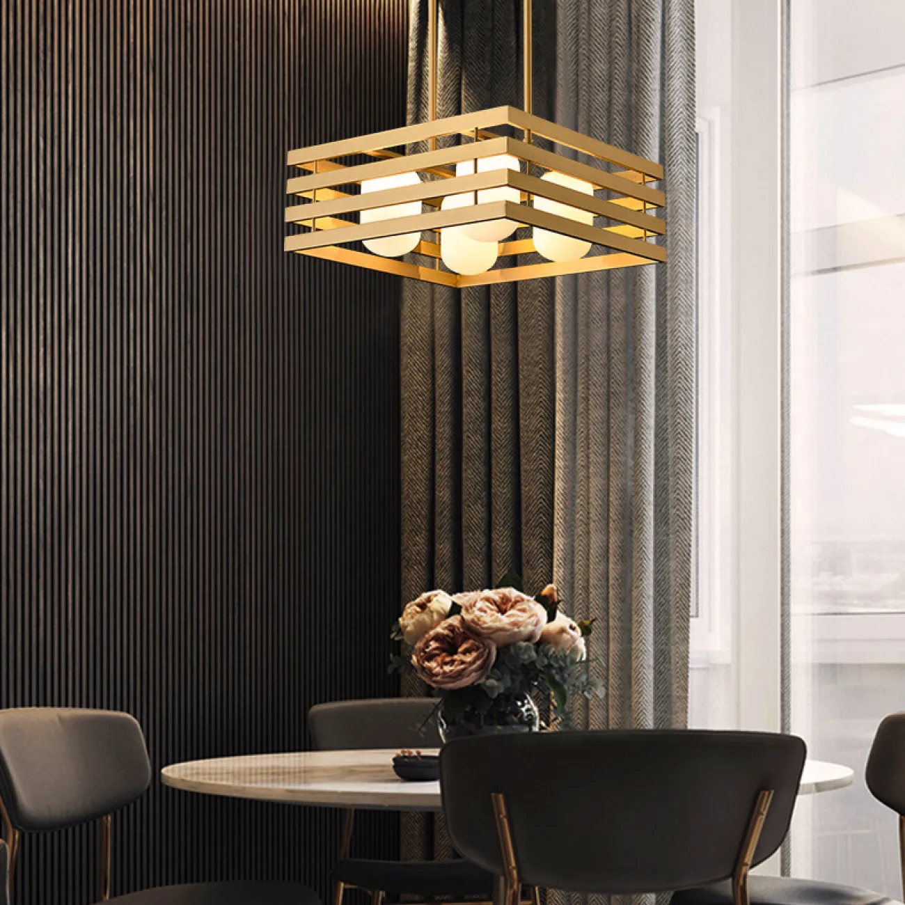 Потолочная люстра AIRI L4 от ImperiumLoft