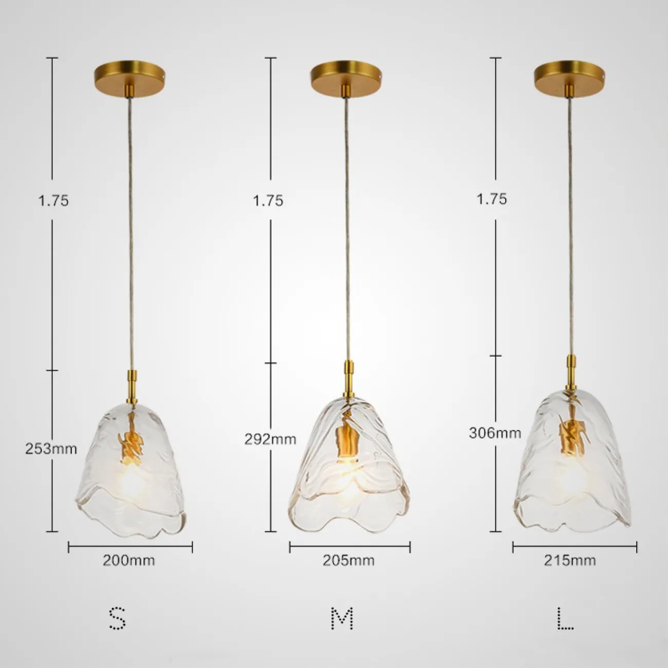 Подвесной светильник CAMPANULE от ImperiumLoft
