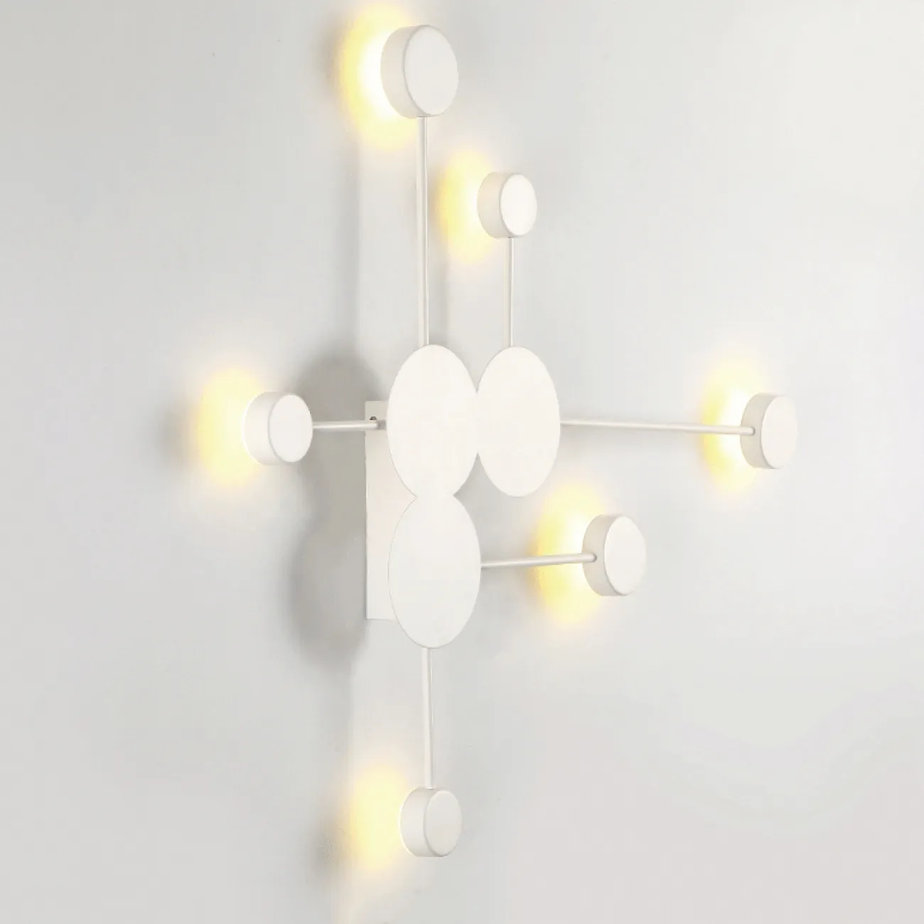Бра Pin Wall Light 6 White от ImperiumLoft