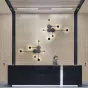 Бра Pin Wall Light 6 White от ImperiumLoft