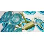 Люстра Blue Glass disk Chandelier