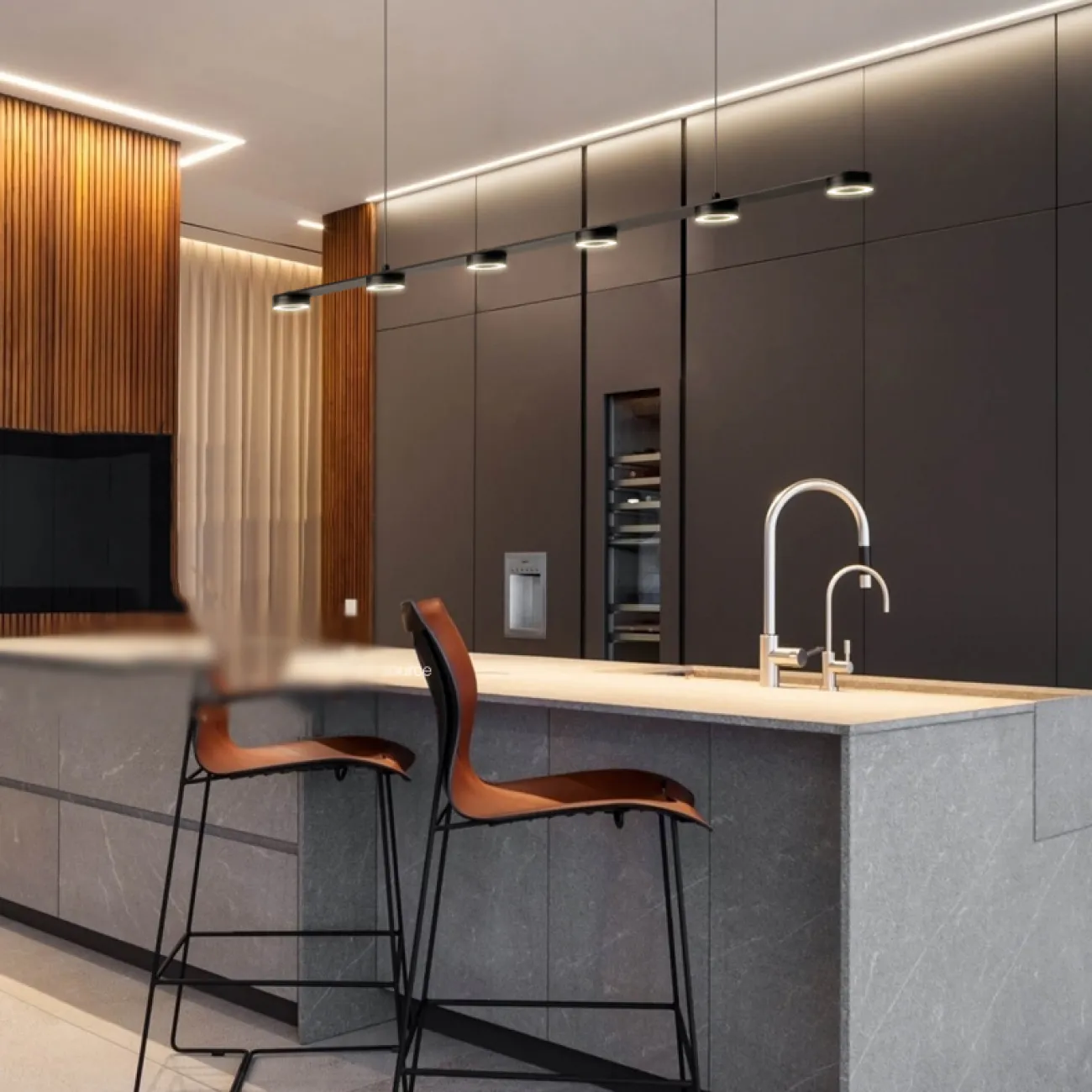 Подвесной светильник HOLLAND L White от ImperiumLoft