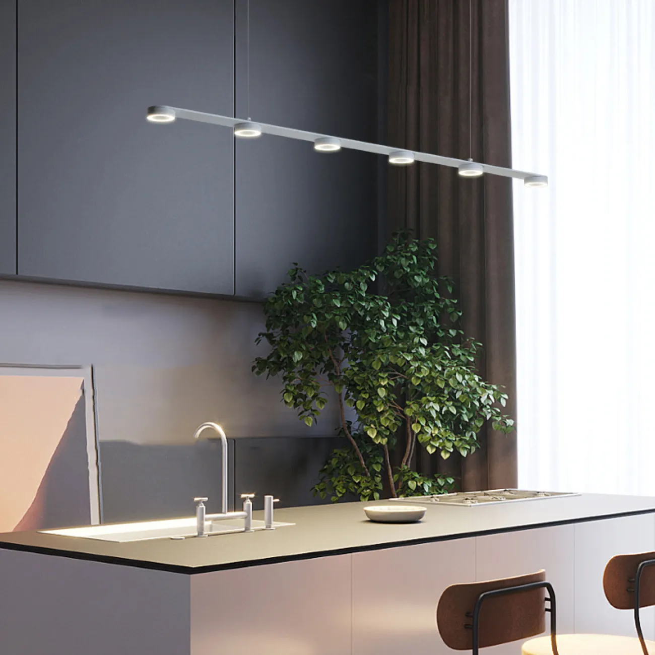 Подвесной светильник HOLLAND L White от ImperiumLoft