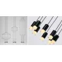 Vibia Wireflow Chandelier 0307 LED Suspension lam  от ImperiumLoft