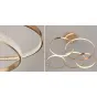 Люстра Композиция из колец ORACLE Mahlu 5 Rings Gold