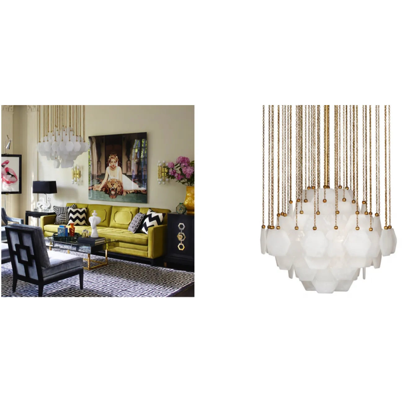 Люстра Jonathan Adler VIENNA LARGE CHANDELIER designed by Jonathan Adler от LaLume
