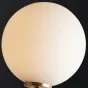 Настенный светильник с шарообразным плафоном из стекла POLARIS WALL Transparent