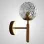 Настенный светильник с шарообразным плафоном из стекла POLARIS WALL Transparent