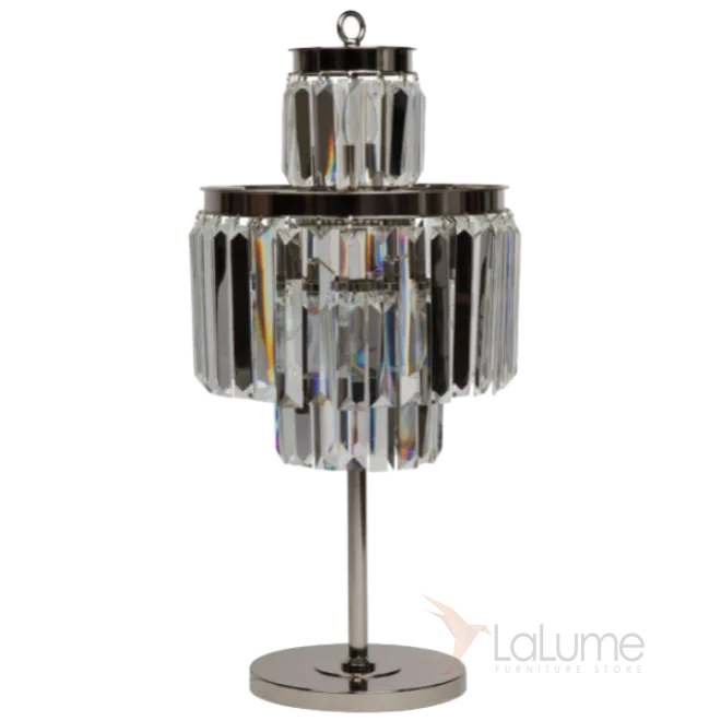 Настольная лампа 1920S Odeon Mirror Glass Table Lamp Three-Level от LaLume