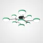 Потолочная люстра GAMMA D98 Green от ImperiumLoft
