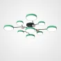 Потолочная люстра GAMMA D98 Green от ImperiumLoft