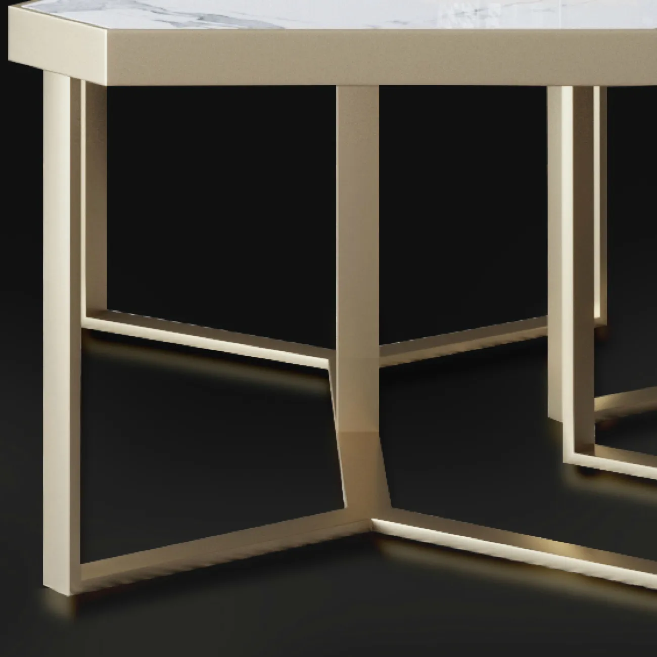 Дизайнерский журнальный столик - LaLume-AP00344