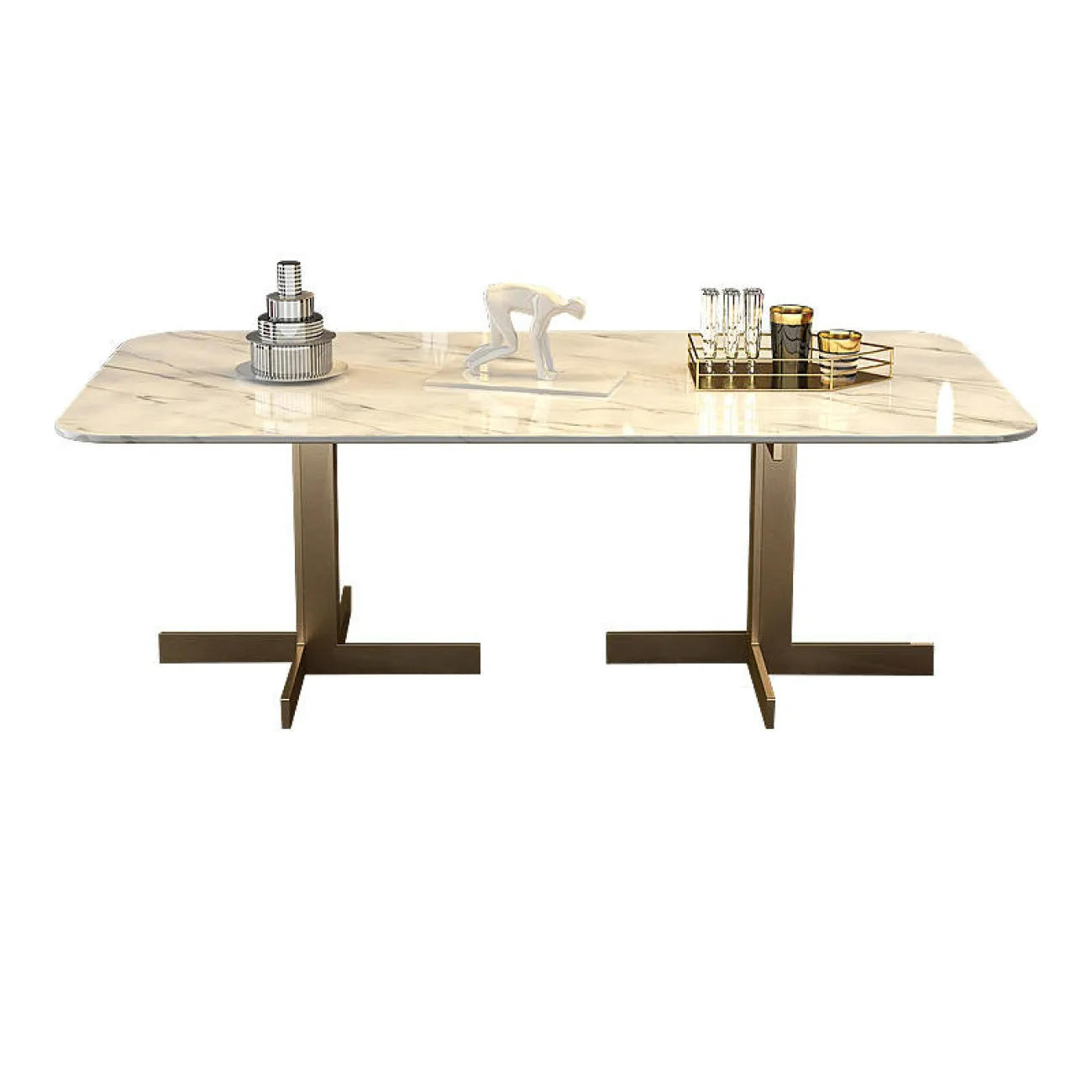 Дизайнерский обеденный стол - LaLume-AZ00408