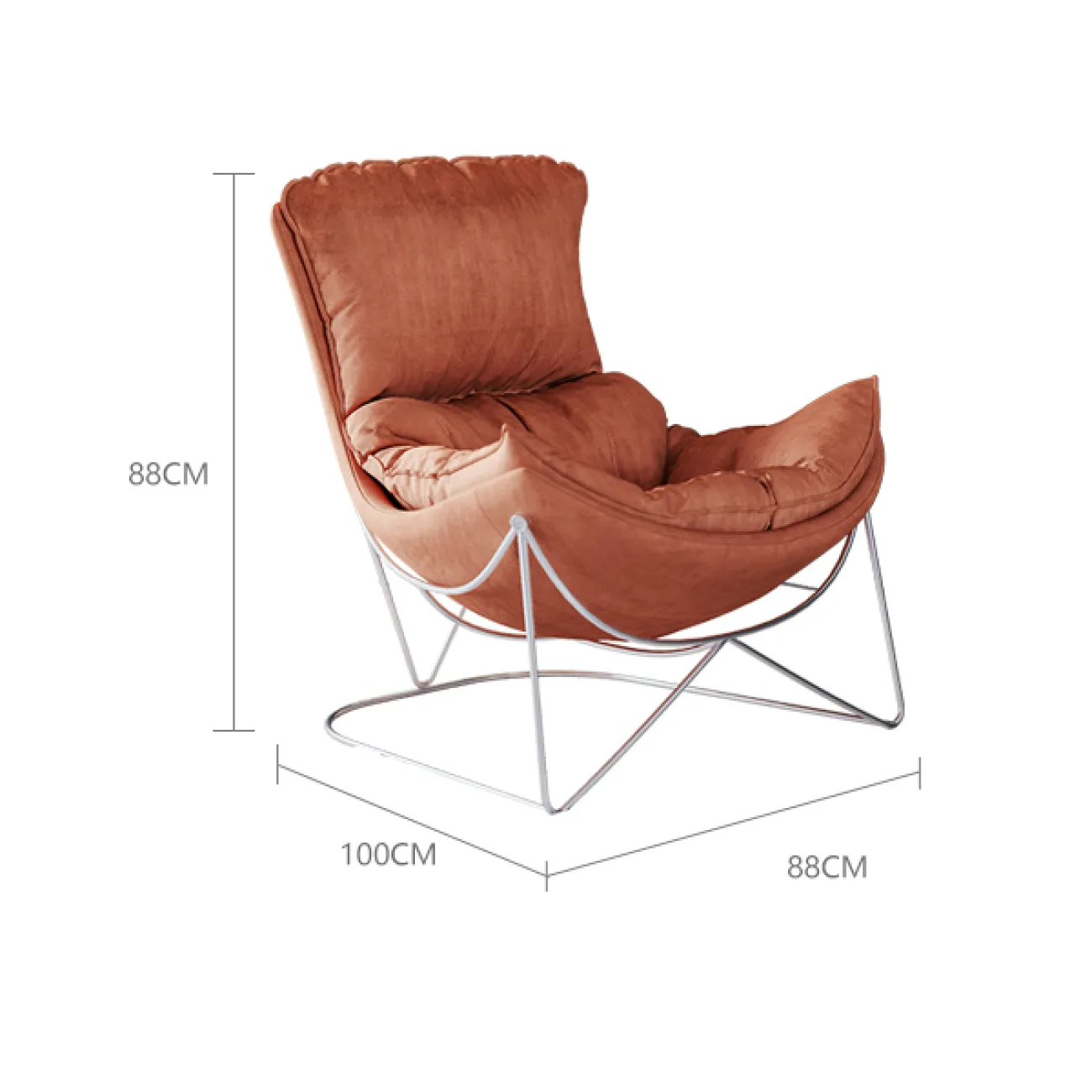 Дизайнерское кресло LaLume-KK00266 Дизайнерское кресло LaLume-KK00266