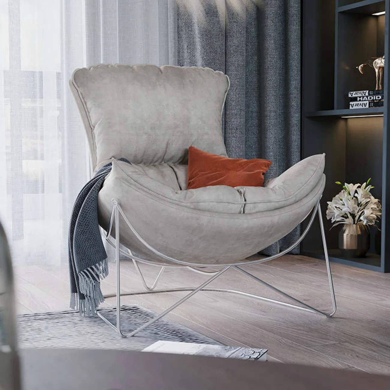 Дизайнерское кресло LaLume-KK00266 Дизайнерское кресло LaLume-KK00266